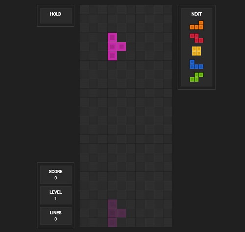 学校のパソコン/タブレットでできるゲーム：テトリス